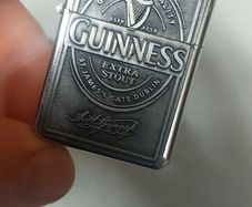1 x Guinness lighter metal empty case ,no lighter insert,,,sold as is ,nice spare or display items ,buyer collects or pays postage. See pictures for condition ,price for both,