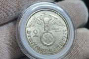 2 Reichsmark 1939 A Berlin WW2 Silver Coin third Reich