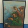 Pair Edward Tomkus watercolours - James Joyce & pub scene Image 7