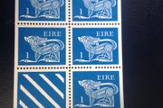 Irish stamps, 1d Gerl booklet pane