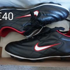 Football Boots Nike Tiempo 750 VT Black/Red (2005) Size 7.5UK FG