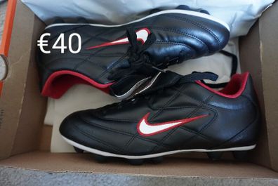 Football Boots Nike Tiempo 750 VT Black/Red (2005) Size 7.5UK FG