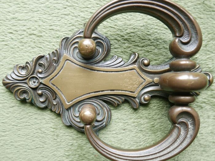 Vintage Ornate Solid Brass Door Knocker
