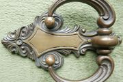 Vintage Ornate Solid Brass Door Knocker