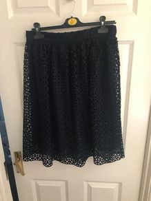 navy skirt
