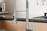 Brushed nickel pull down kitchen tap NEW