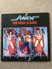 Raven The Pack Is Back Metal Vinyl European Pressing Album