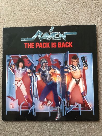 Raven The Pack Is Back Metal Vinyl European Pressing Album