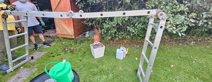 Multi purpose aluminium ladder