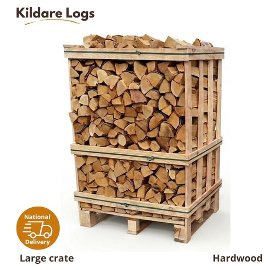 Kiln Dried Birch Logs - 600kg Crate |  Delivery Kildare, Dublin & parts of Carlow