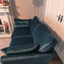 Teal Velvet Sofa Image 2