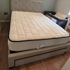 King size bed and mattress