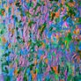 Broken Flowers Work #30  Large Original Abstract Painting 50x90cm Image 4