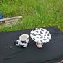 Cow ceramic water jug and fruit bowl postage possible Image 7