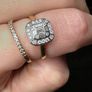 18k yellow gold and Diamonds Engagement Ring Image 8