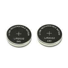 Rechargable CR2032 Battery 2 Pack