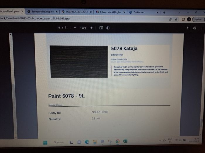 Paint 9 L 5085,5078,2668,5053 and paint 5078 2.7 L
