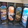 Great Wall of China Style Miniature Chinese Panel Screen 6 small screen Image 9