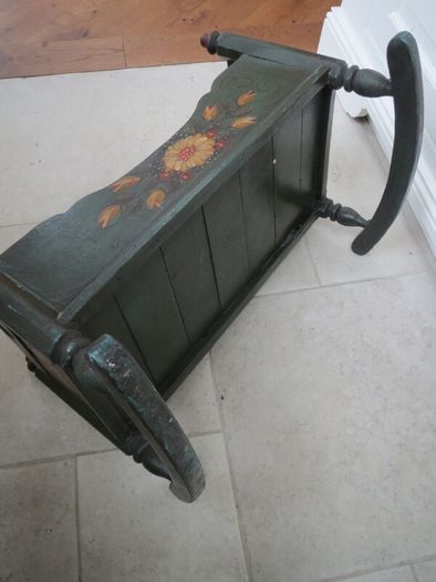 Vintage/Antique Wood Rocking Doll Cradle