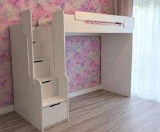 Kids Bedroom Furniture Sale  Loft Bed & Sofa Bed