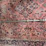 Solid wood curtain pole metallic charcoal colour Image 3