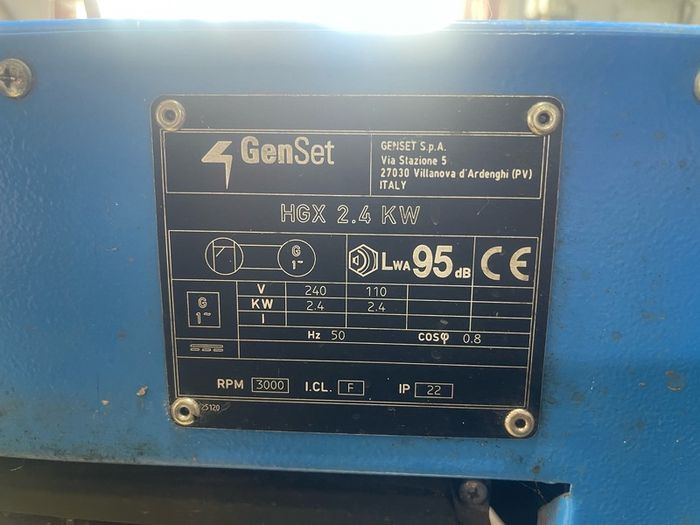 generator genset 2.4kw