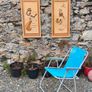 Pair of Decorative Wooden Marquetry Panels Image 4