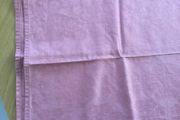 Pink tablecloth
