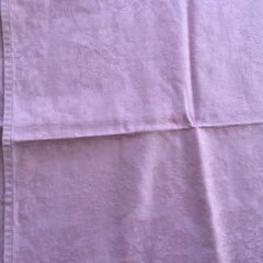 Pink tablecloth