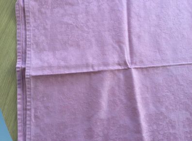 Pink tablecloth