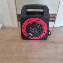 Easy Reel Extension Lead 15 Metre Handbag Type 4 x Sockets