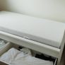 single bed -Ikea MALM single bed with mattress. Image 2