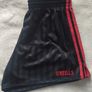 RARE  Vintage O'Neills Mourne Shadow Stripe Shorts  Black/Red Image 2