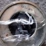vintage collectable silver ink well Image 2