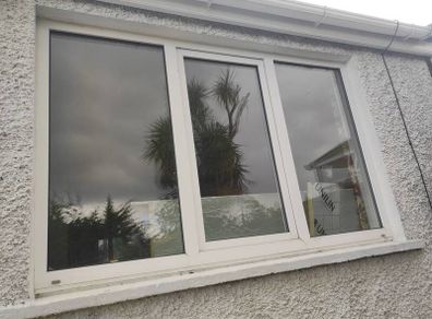 PVC double glazed window