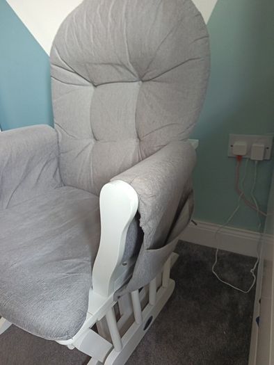 Babylo glider/rocking chair and footstool