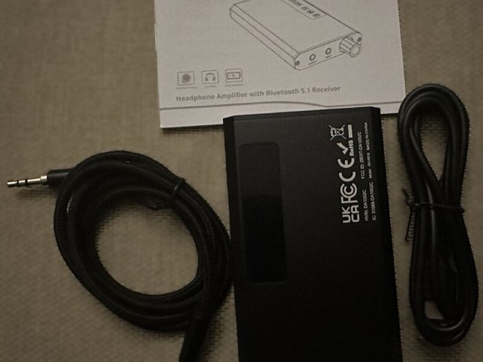 eSynic Headphone Amplifier with Bluetooth 5.1 Receiver