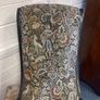 antique ebonised ladies nursing low slipper vintage chair Image 4