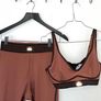 Alo Airlift Line Up Set: Bra and Leggings (Dusty Rose, Size M, Like New) Image 2