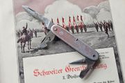 Vintage Wenger Red Alox Soldier Original Swiss Army Knife Issued 1965 Rare Collectable