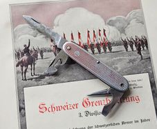 Vintage Wenger Red Alox Soldier Original Swiss Army Knife Issued 1965 Rare Collectable