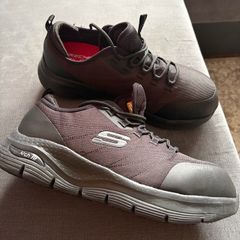 Sketchers arch fit , composite toe safety shoes.