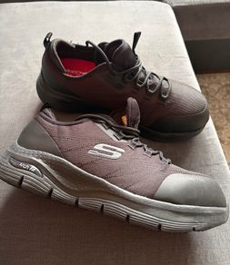 Sketchers arch fit , composite toe safety shoes.