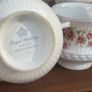 Vintage Regal Heritage Bone China Tea Set Pink Floral and Gold Rim Image 2