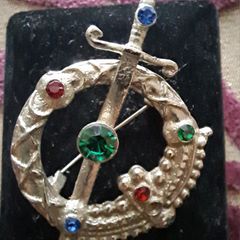 Celtic shield brooch