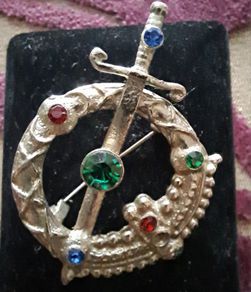 Celtic shield brooch