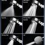Hard Water Filter Shower Head with 6 Spray Modes(Not for Electric Showers), 360 Swivel Head & On/Off Pause Button, Removes Chlorine & Impurities for Skin & Hair Care Image 5