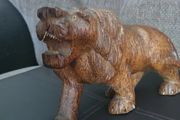 Lion wooden figures