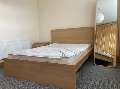MALM standard double bed