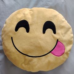 Emoji Cushion / Pink Cat Cushion